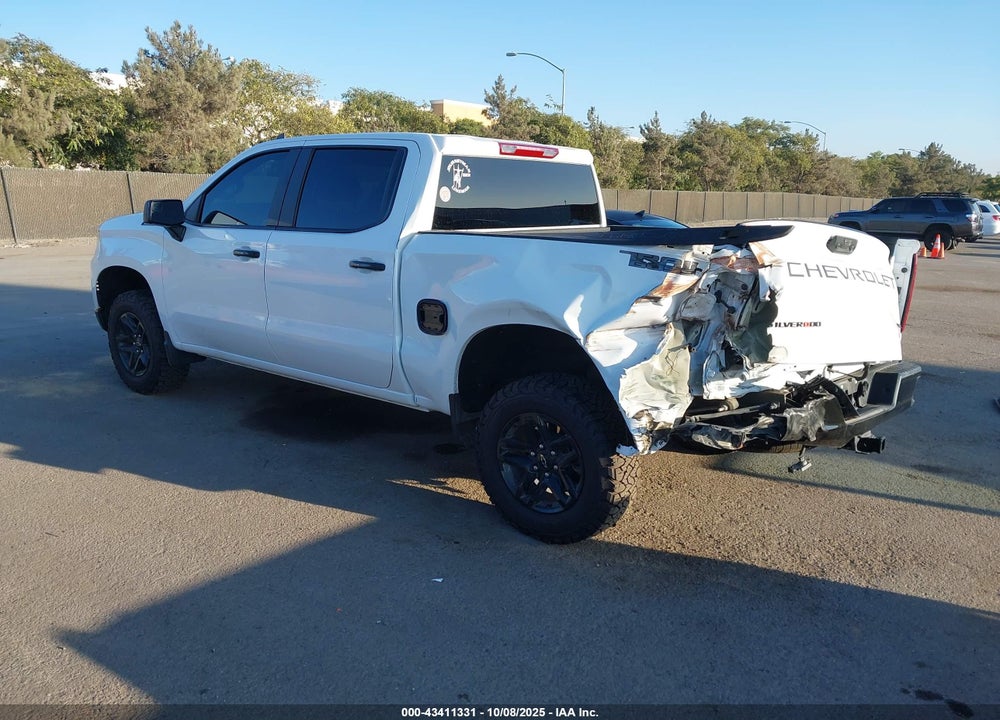 2025 CHEVROLET SILVERADO 1500 4WD SHORT BED CUSTOM TRAIL BOSS VIN: 3GCPKCEK9SG134363