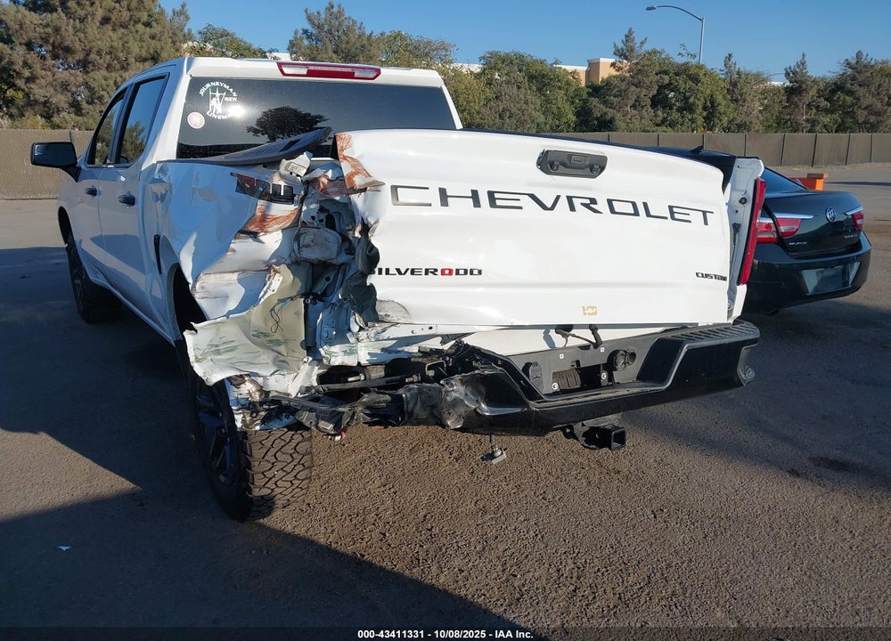 2025 CHEVROLET SILVERADO 1500 4WD SHORT BED CUSTOM TRAIL BOSS VIN: 3GCPKCEK9SG134363