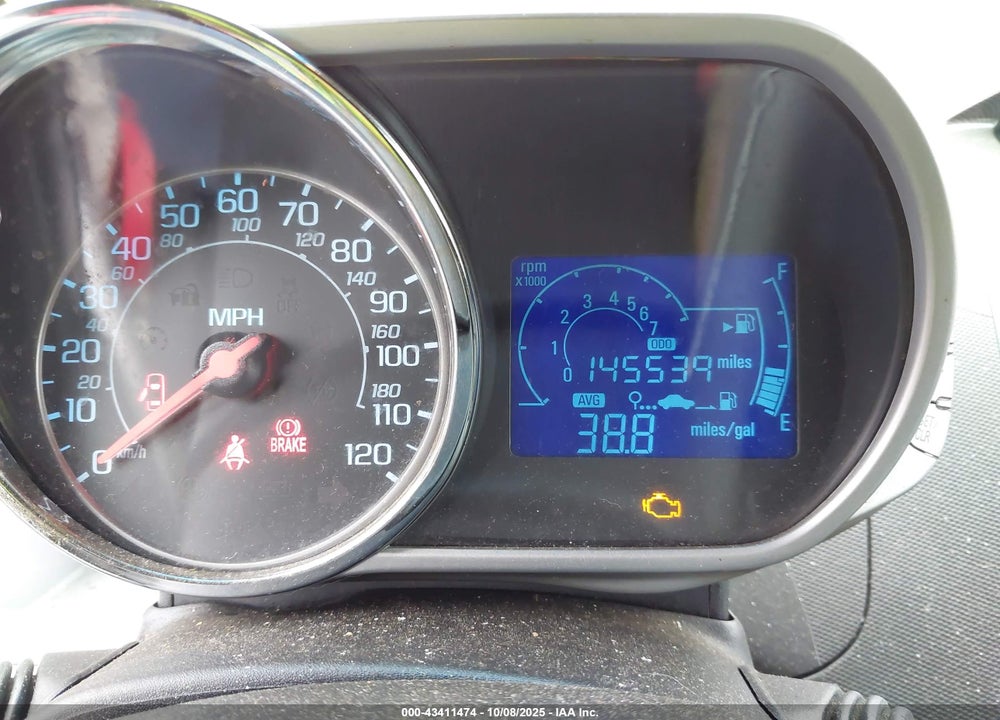 2013 CHEVROLET SPARK VIN: KL8CA6S95DC554205