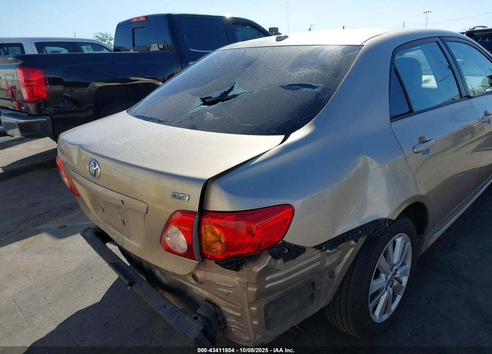 2009 TOYOTA COROLLA XLE VIN: 1NXBU40E09Z060720