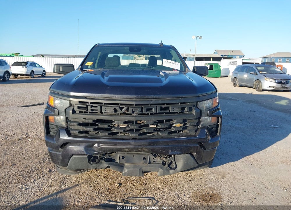 2022 CHEVROLET SILVERADO 1500 2WD SHORT BED CUSTOM VIN: 1GCPABEK6NZ632456