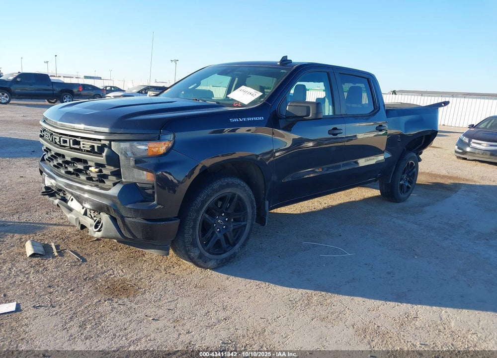 2022 CHEVROLET SILVERADO 1500 2WD SHORT BED CUSTOM VIN: 1GCPABEK6NZ632456