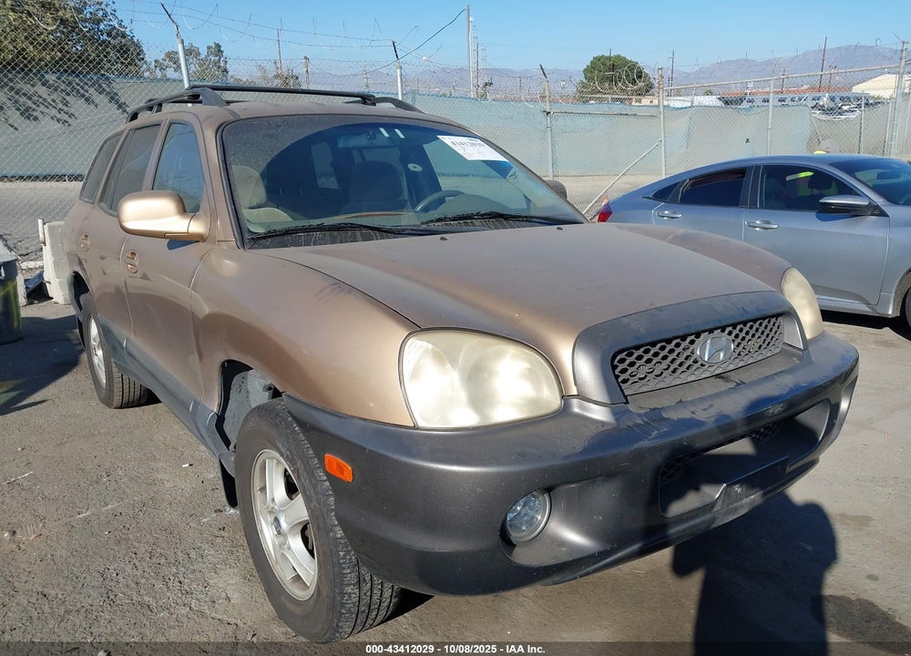 2002 HYUNDAI SANTA FE GLS/LX VIN: KM8SC13D12U332234