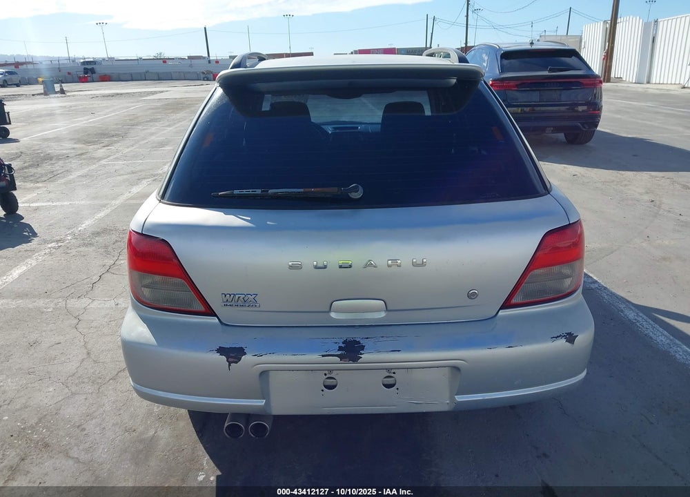 2003 SUBARU IMPREZA WRX VIN: JF1GG29613G800496
