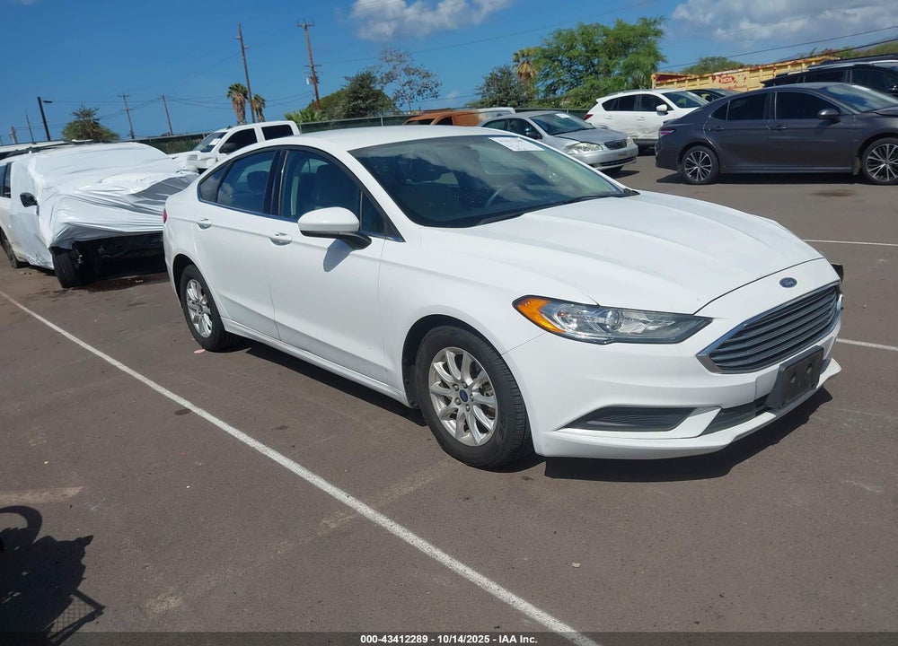 2018 FORD FUSION S VIN: 3FA6P0G73JR211919