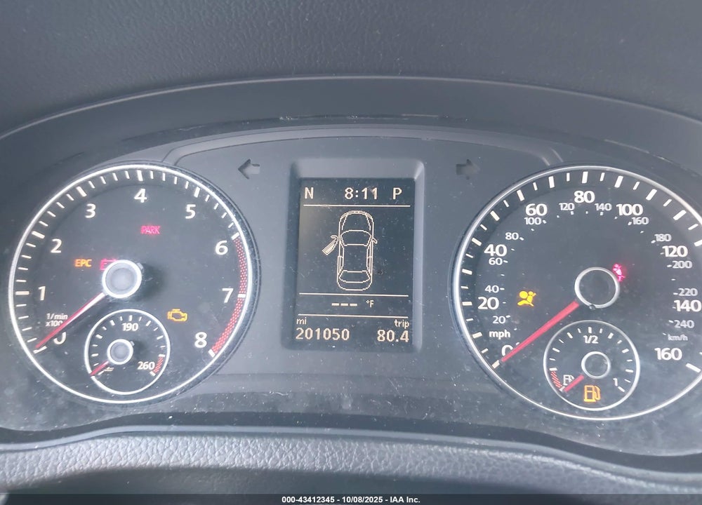 2013 VOLKSWAGEN PASSAT VIN: 1VWBH7A37DC085262