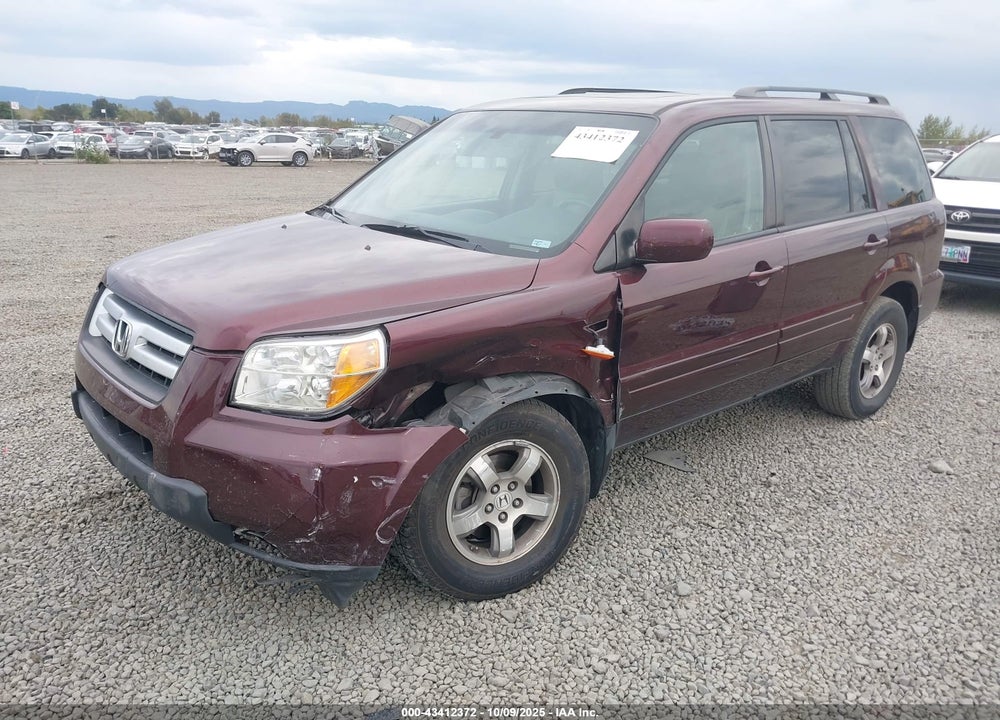 2007 HONDA PILOT EX-L VIN: 2HKYF18687H509704