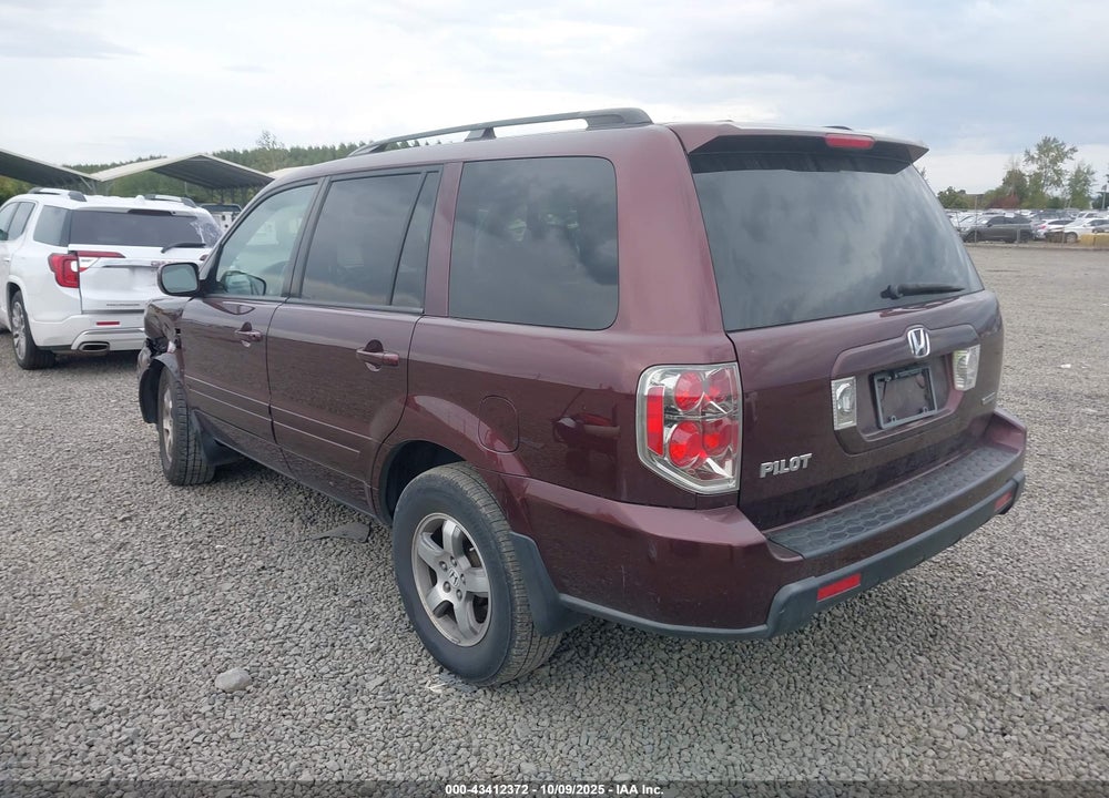 2007 HONDA PILOT EX-L VIN: 2HKYF18687H509704