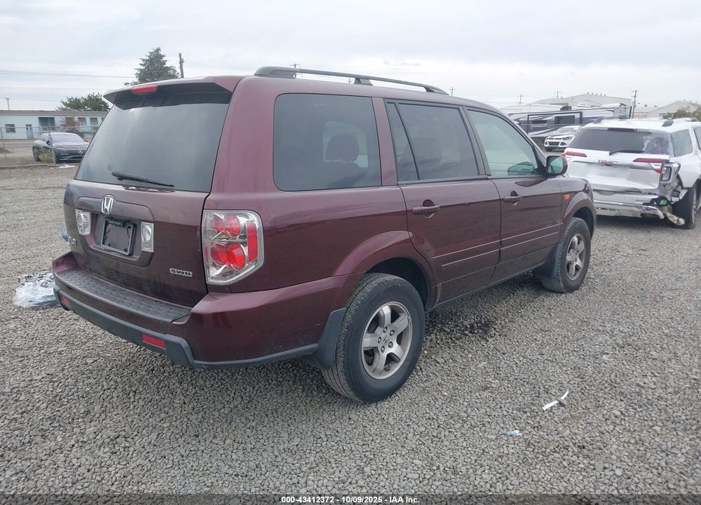 2007 HONDA PILOT EX-L VIN: 2HKYF18687H509704