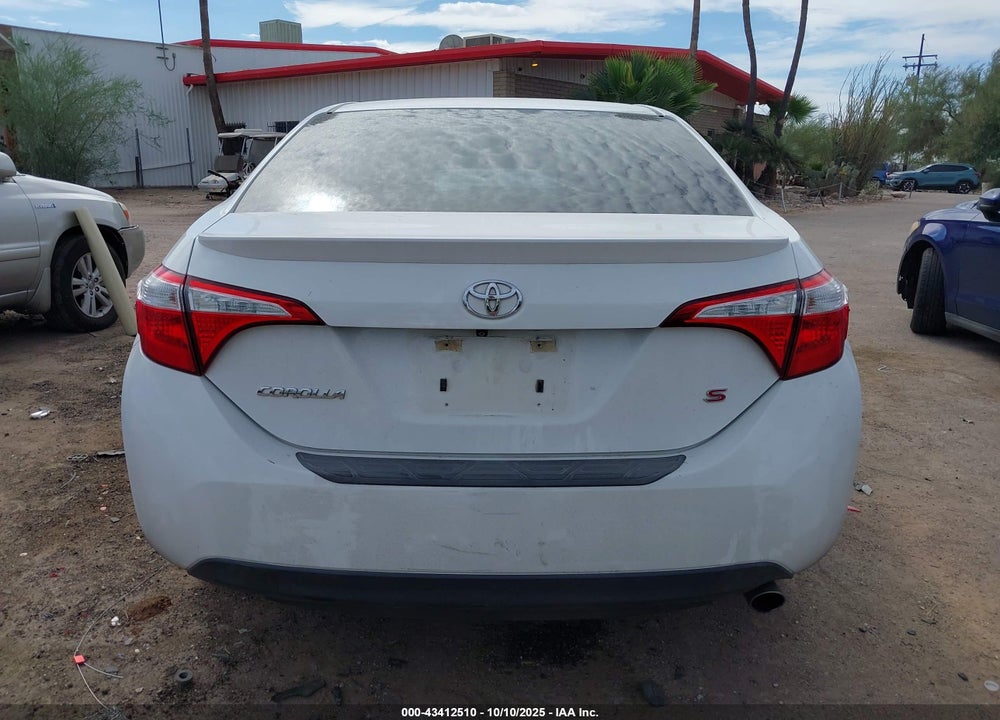 2015 TOYOTA COROLLA S PLUS VIN: 5YFBURHE9FP317596