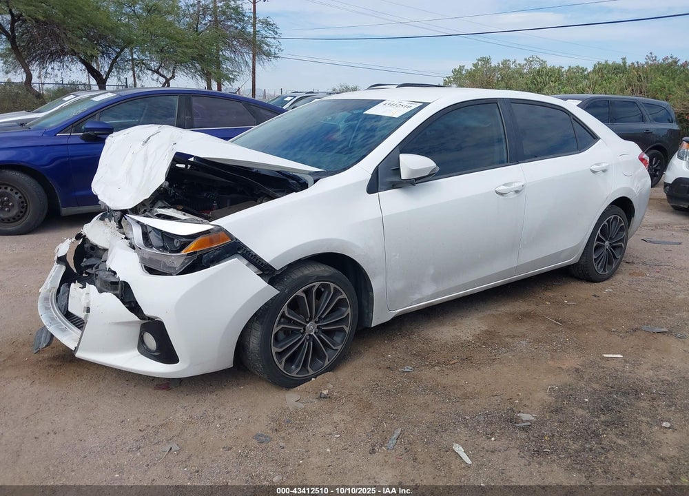 2015 TOYOTA COROLLA S PLUS VIN: 5YFBURHE9FP317596