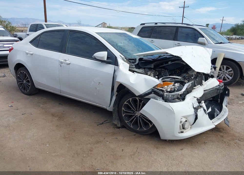 2015 TOYOTA COROLLA S PLUS VIN: 5YFBURHE9FP317596