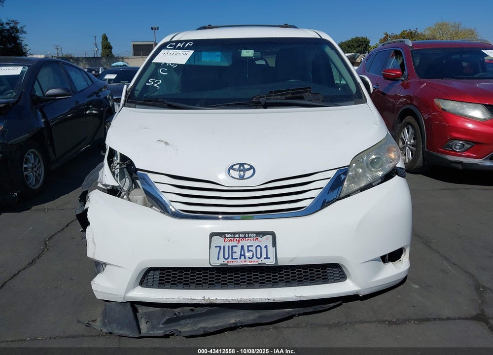 2016 TOYOTA SIENNA LE 8 PASSENGER VIN: 5TDKK3DC0GS717160