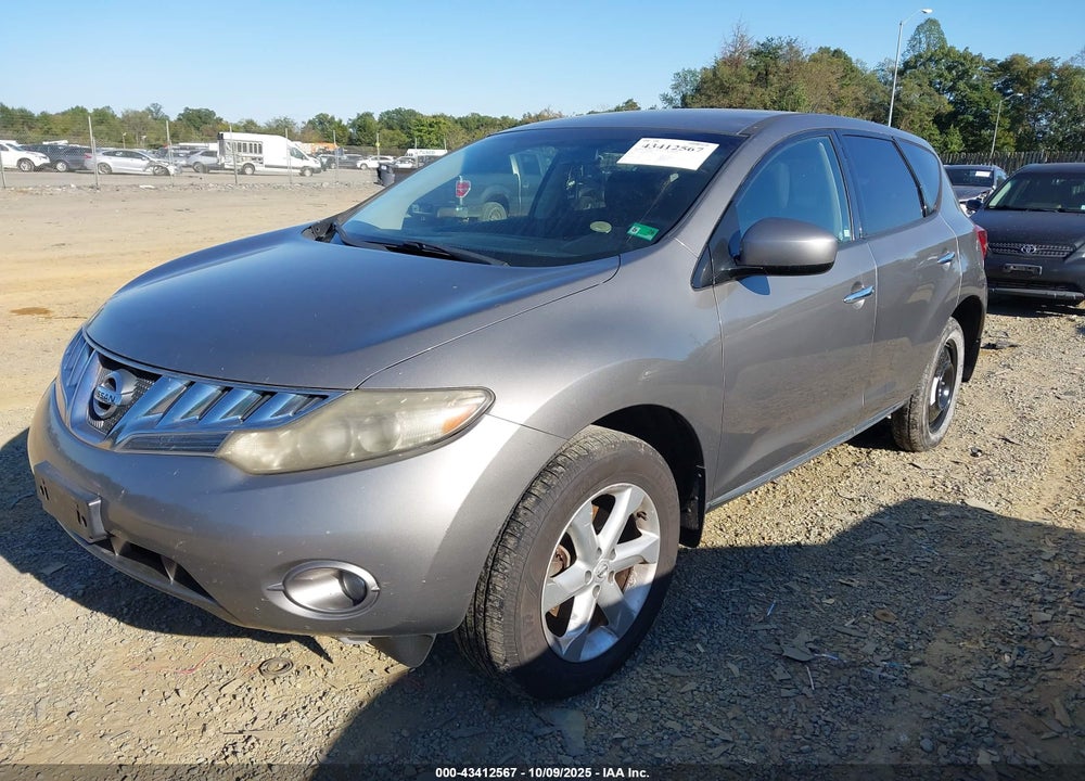 2009 NISSAN MURANO VIN: JN8AZ18W69W107240