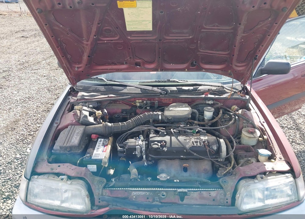 1989 HONDA CIVIC LX VIN: 1HGED3550KA108312
