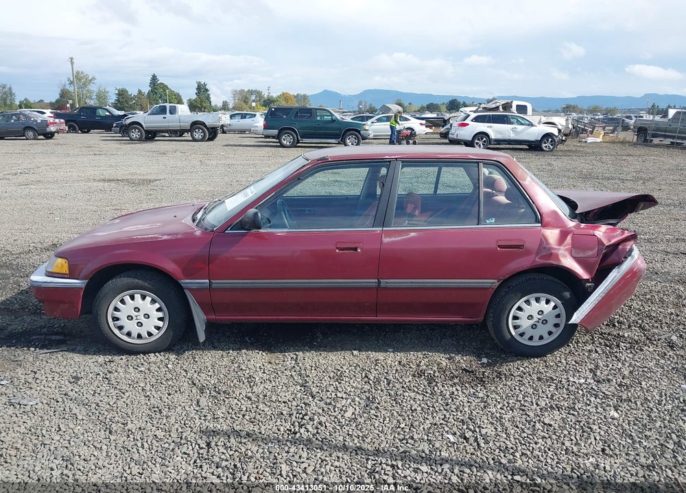 1989 HONDA CIVIC LX VIN: 1HGED3550KA108312