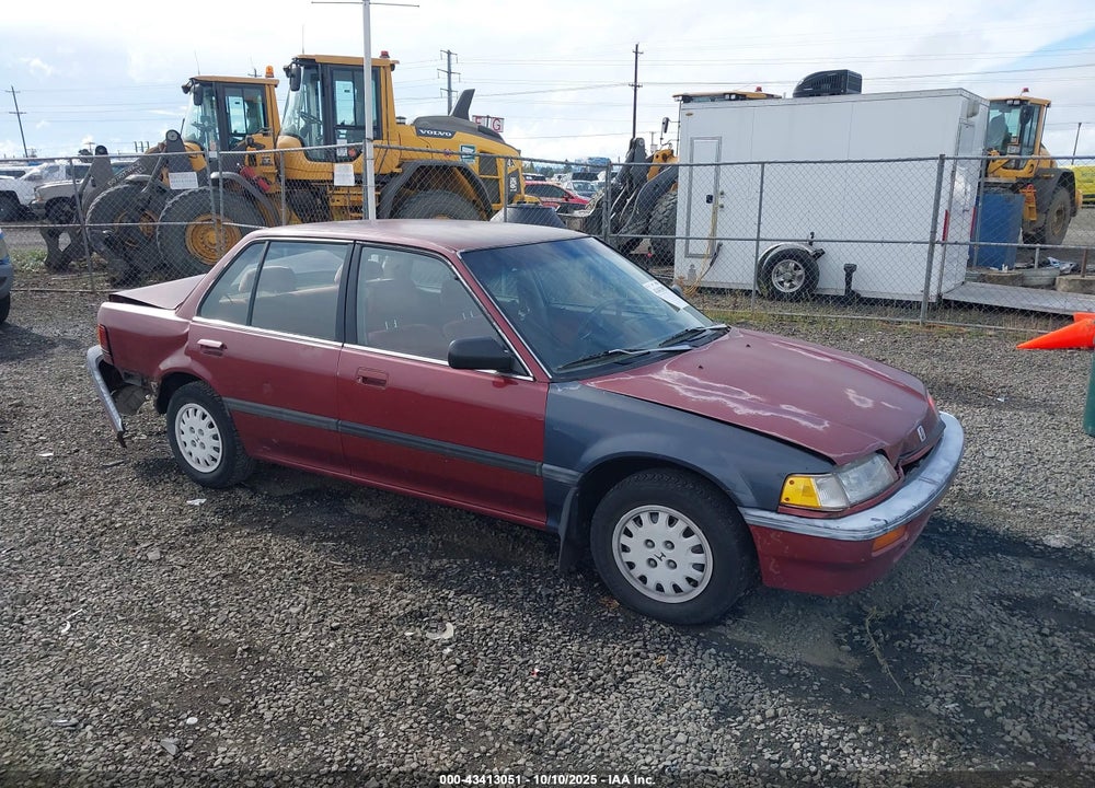 1989 HONDA CIVIC LX VIN: 1HGED3550KA108312