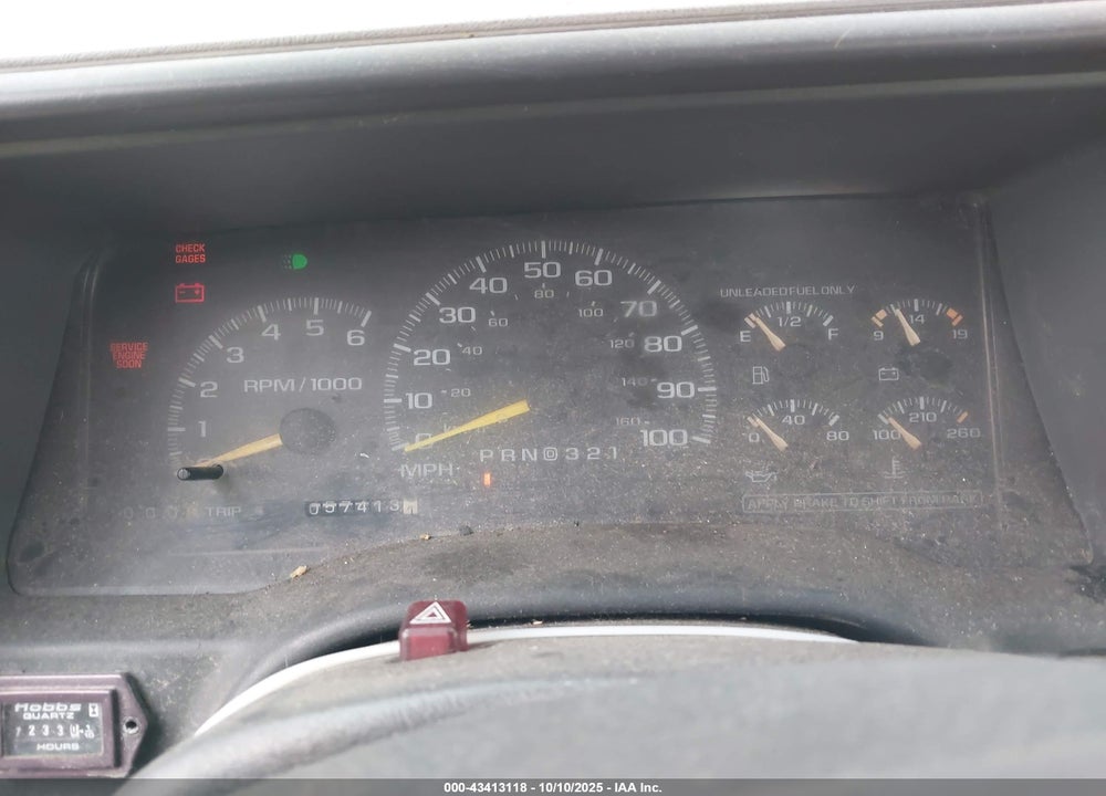 2000 CHEVROLET K2500 VIN: 1GCGK24R2YF424026