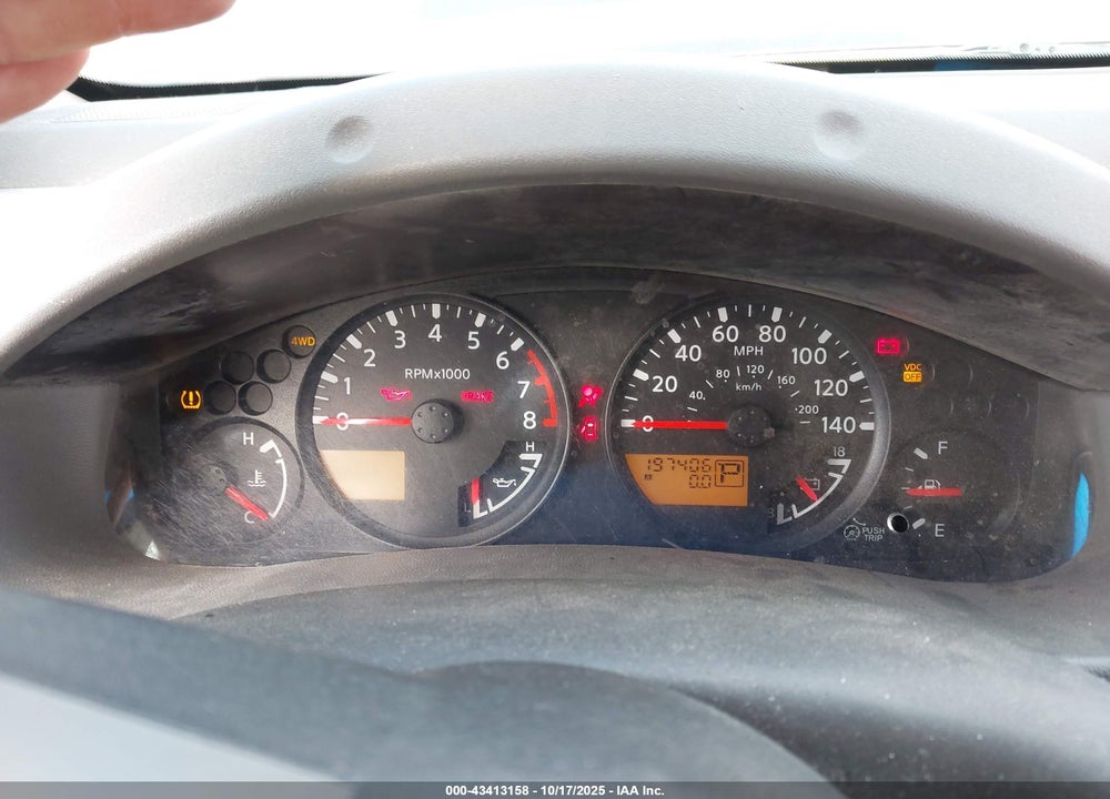 2007 NISSAN XTERRA VIN: 5N1AN08W87C534527
