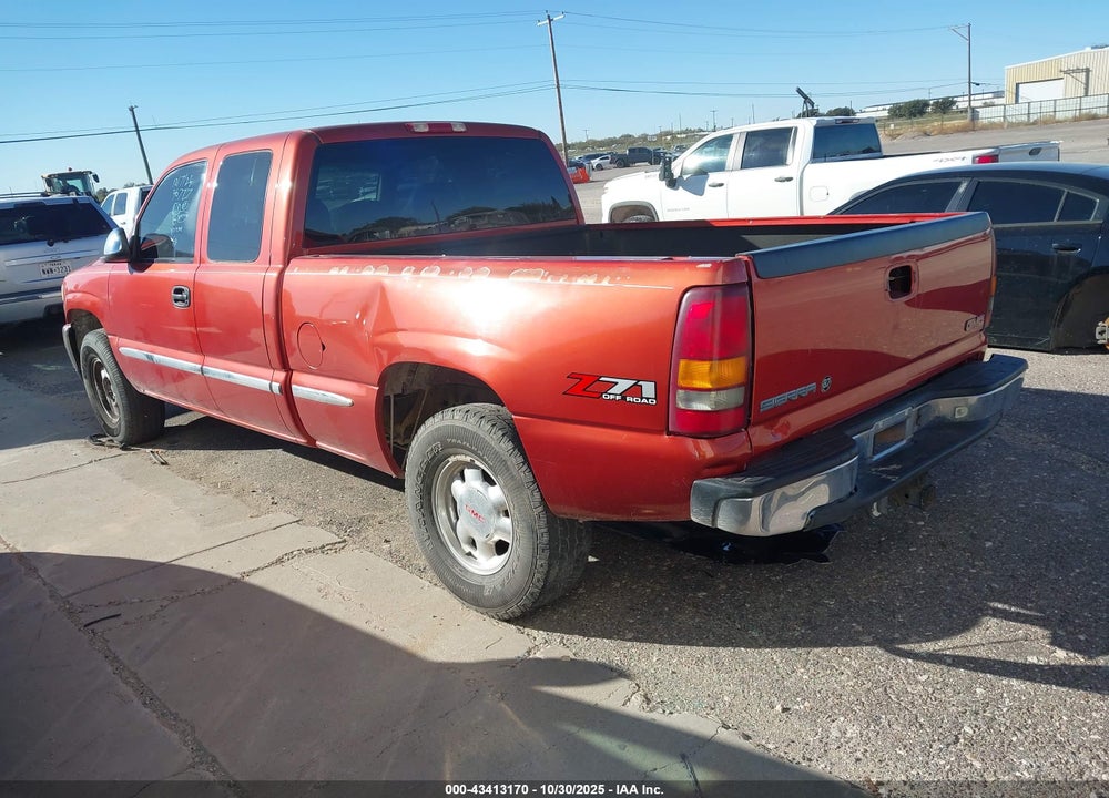 2001 GMC SIERRA 1500 SLE VIN: 2GTEK19T111367627