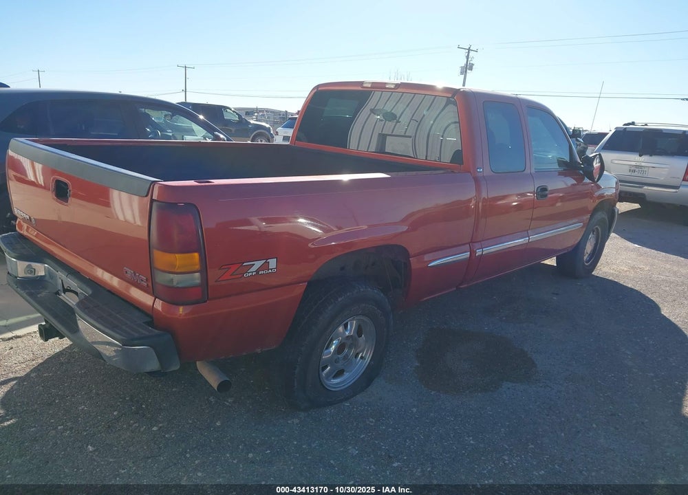 2001 GMC SIERRA 1500 SLE VIN: 2GTEK19T111367627