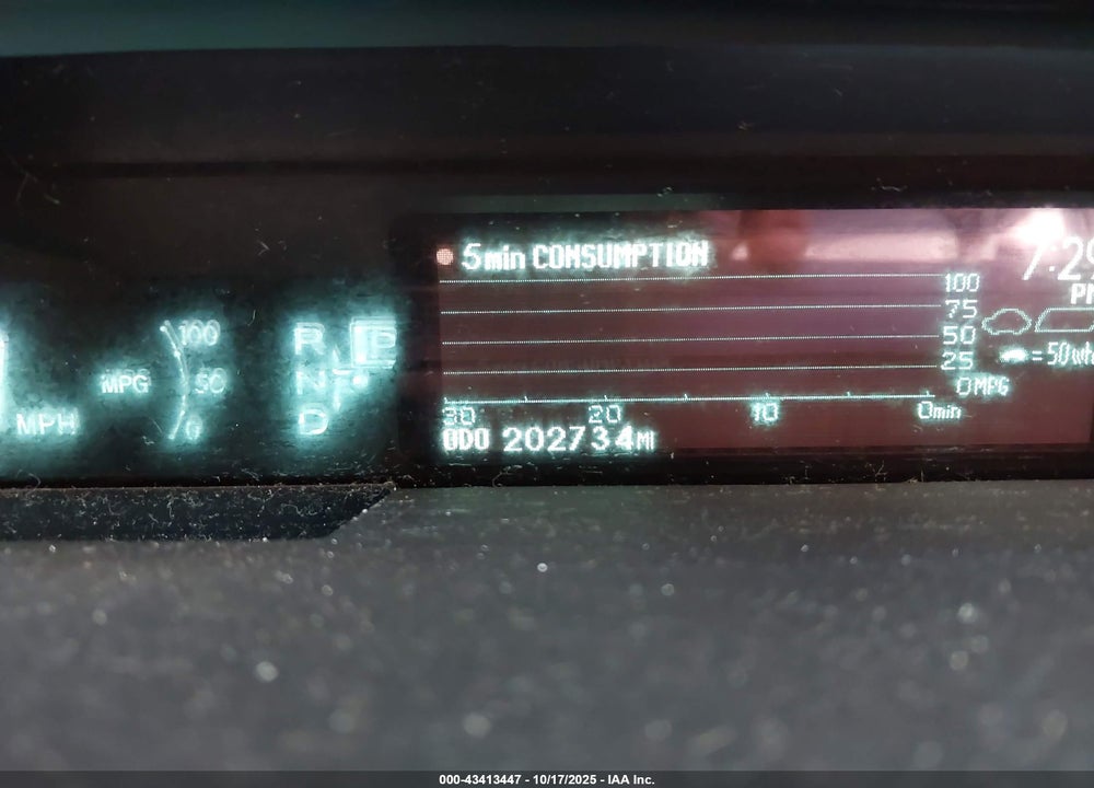 2013 TOYOTA PRIUS THREE VIN: JTDKN3DU0D0352011