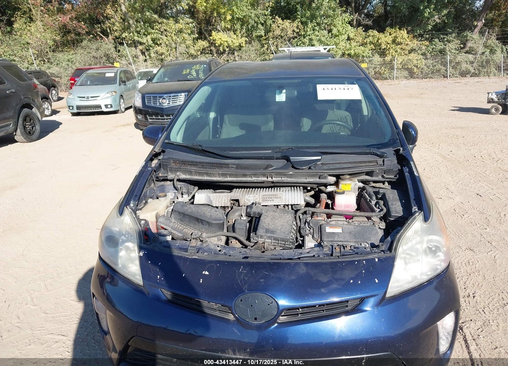 2013 TOYOTA PRIUS THREE VIN: JTDKN3DU0D0352011