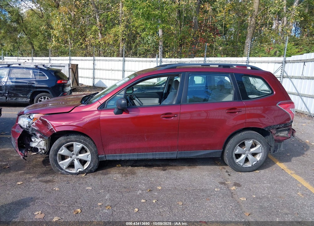 2016 SUBARU FORESTER VIN: JF2SJABC5GH538709
