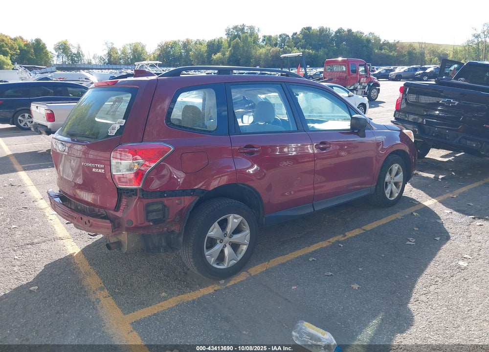 2016 SUBARU FORESTER VIN: JF2SJABC5GH538709