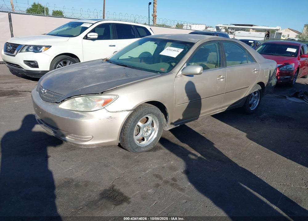 2002 TOYOTA CAMRY LE VIN: JTDBE32K120127837