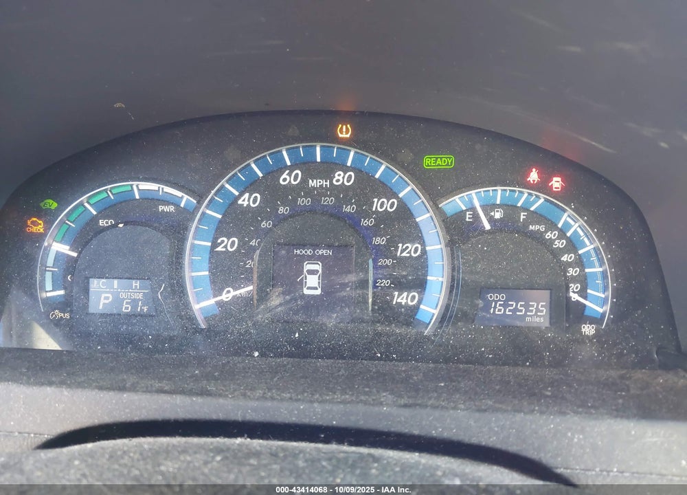 2012 TOYOTA CAMRY HYBRID XLE VIN: 4T1BD1FK8CU019058