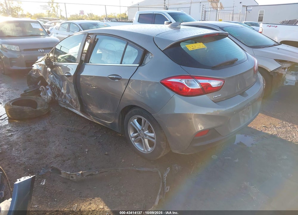 2018 CHEVROLET CRUZE LT AUTO VIN: 3G1BH6SE9JS544707