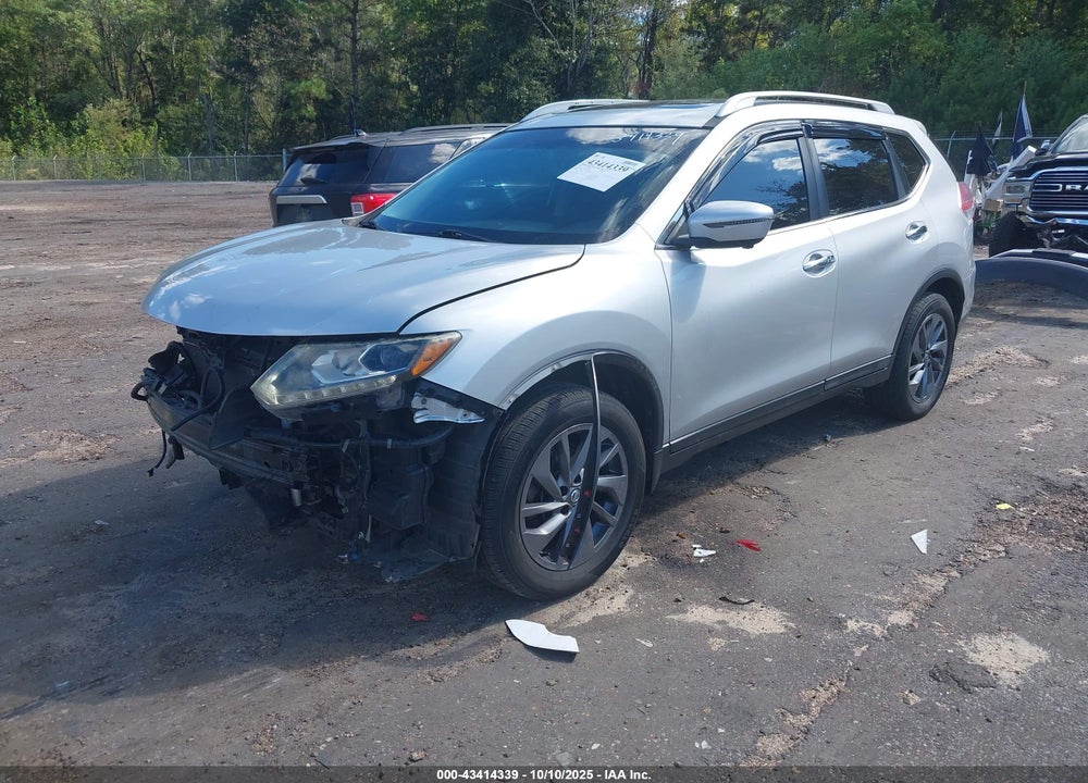 2016 NISSAN ROGUE SL VIN: 5N1AT2MV9GC843664
