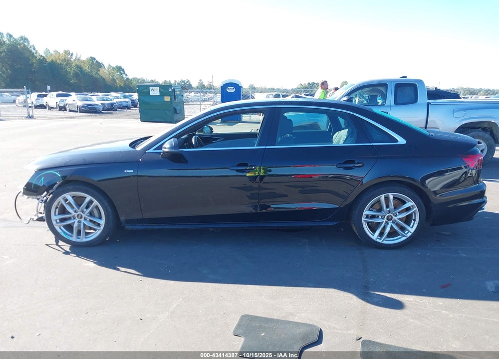 2022 AUDI A4 PREMIUM PLUS 45 TFSI S LINE QUATTRO S TRONIC VIN: WAUEAAF47NN008218