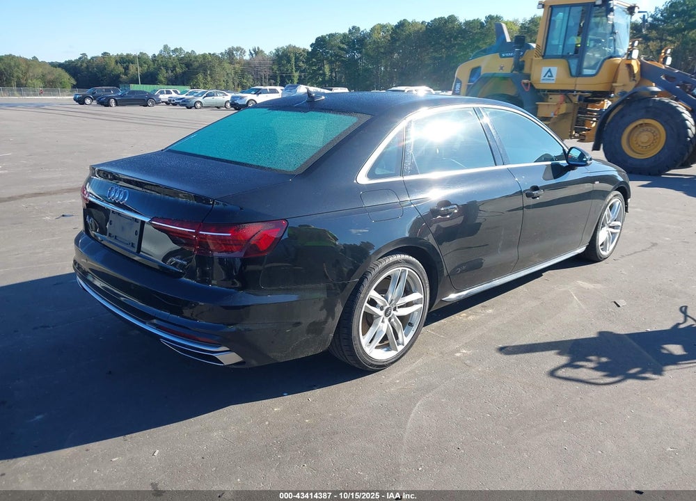 2022 AUDI A4 PREMIUM PLUS 45 TFSI S LINE QUATTRO S TRONIC VIN: WAUEAAF47NN008218
