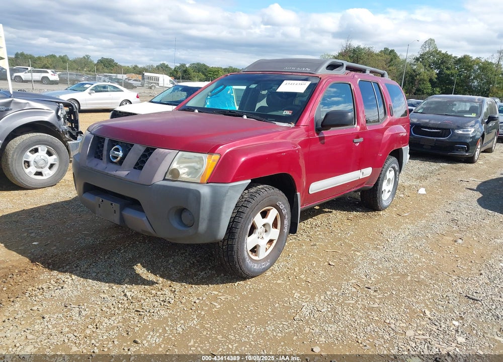 2005 NISSAN XTERRA S VIN: 5N1AN08U75C606698
