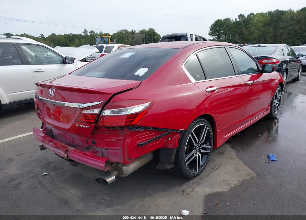 2017 HONDA ACCORD SPORT VIN: 1HGCR2F50HA111804