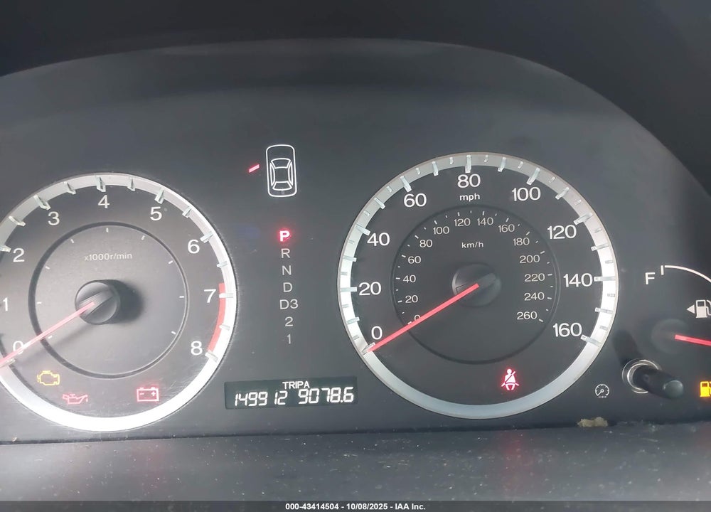 2008 HONDA ACCORD 2.4 LX-P VIN: 1HGCP26488A082680