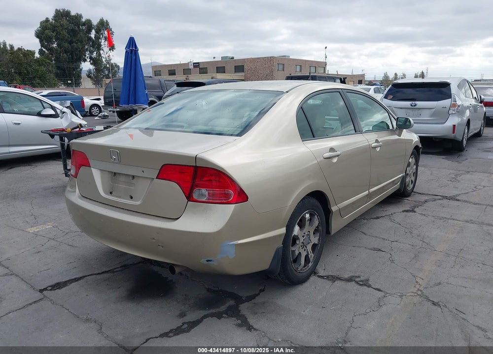 2008 HONDA CIVIC VIN: 1HGFA16518L046500