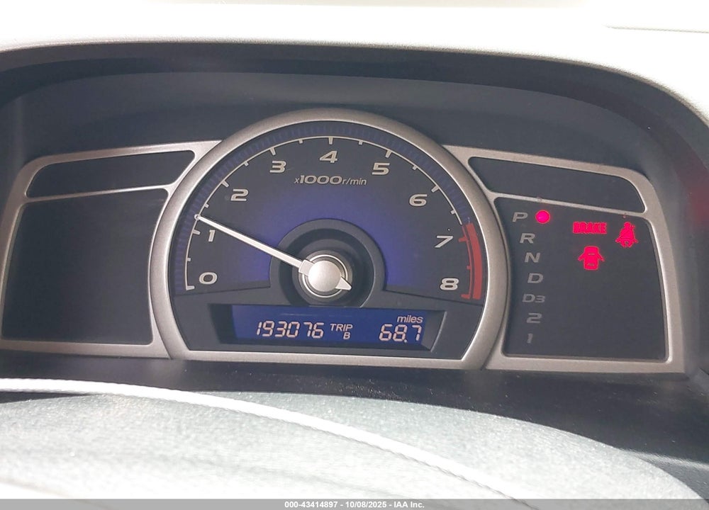 2008 HONDA CIVIC VIN: 1HGFA16518L046500
