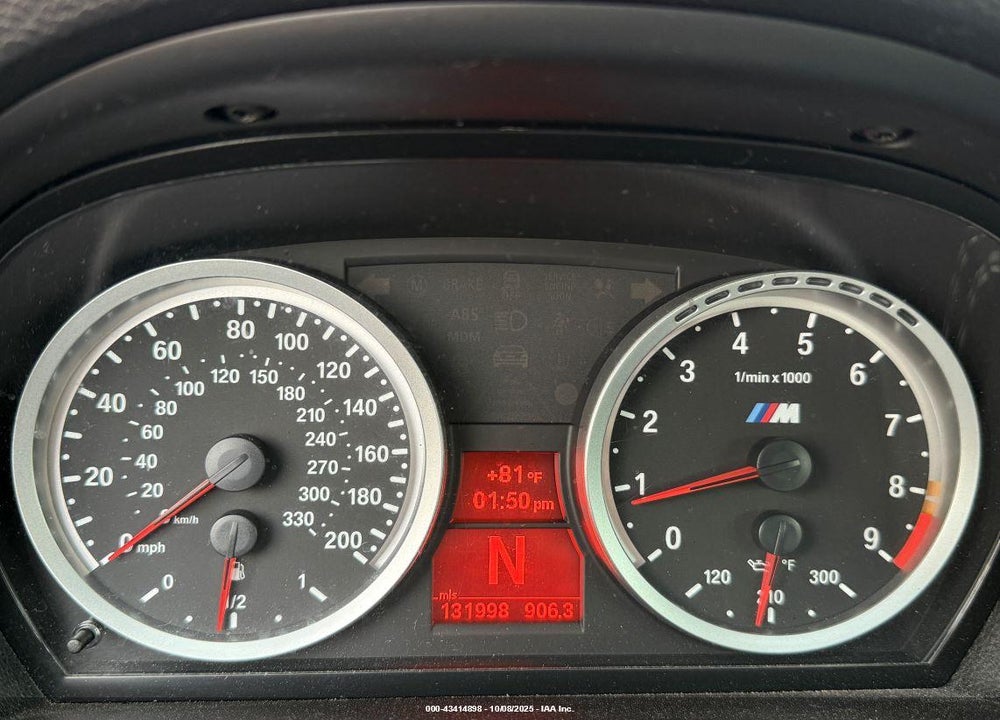 2012 BMW M3 VIN: WBSDX9C58CE784680