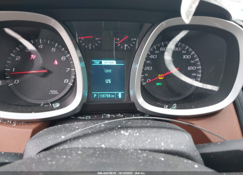 2016 CHEVROLET EQUINOX LTZ VIN: 2GNFLGE36G6284367