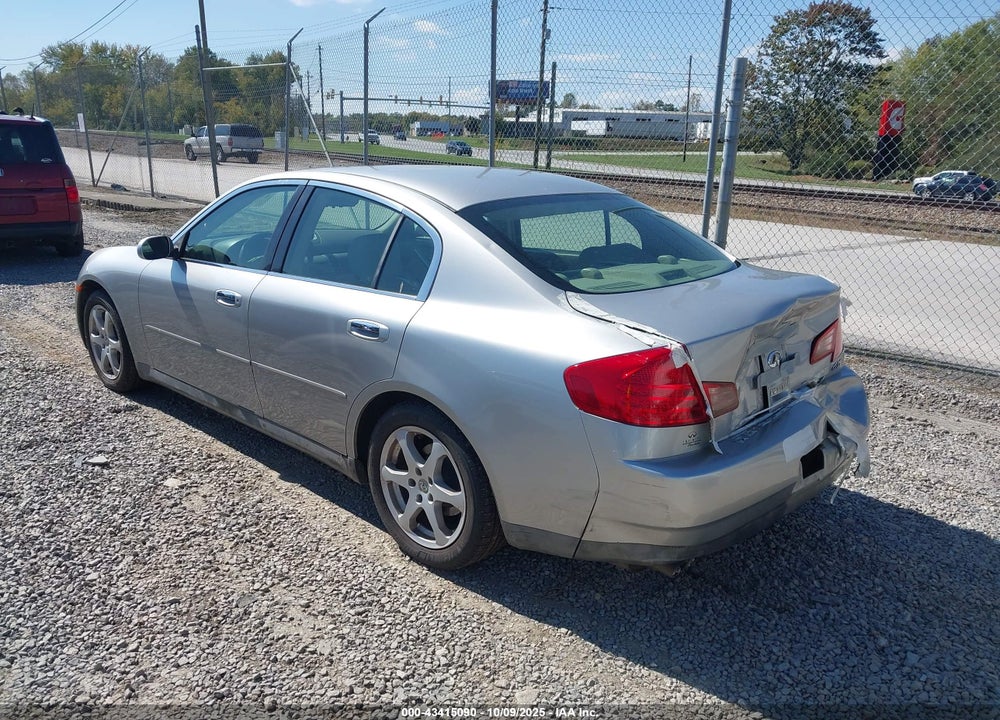 2003 INFINITI G35 LUXURY VIN: JNKCV51EX3M013162