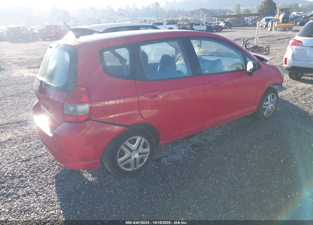 2008 HONDA FIT VIN: JHMGD384X8S024882