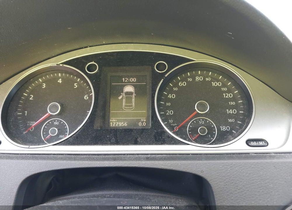 2012 VOLKSWAGEN CC VIN: WVWMN7AN4CE502457