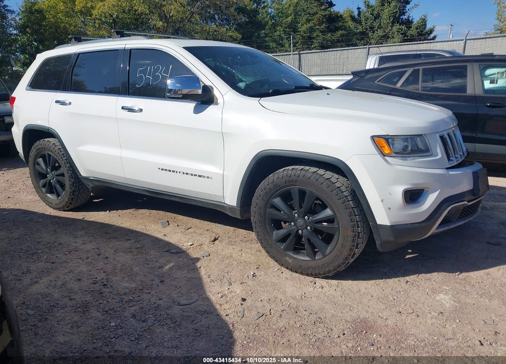 2016 JEEP GRAND CHEROKEE LIMITED VIN: 1C4RJFBGXGC463032