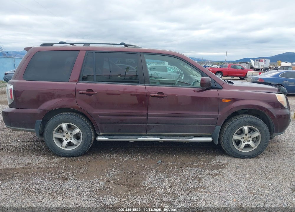 2008 HONDA PILOT EX-L VIN: 5FNYF187X8B048398