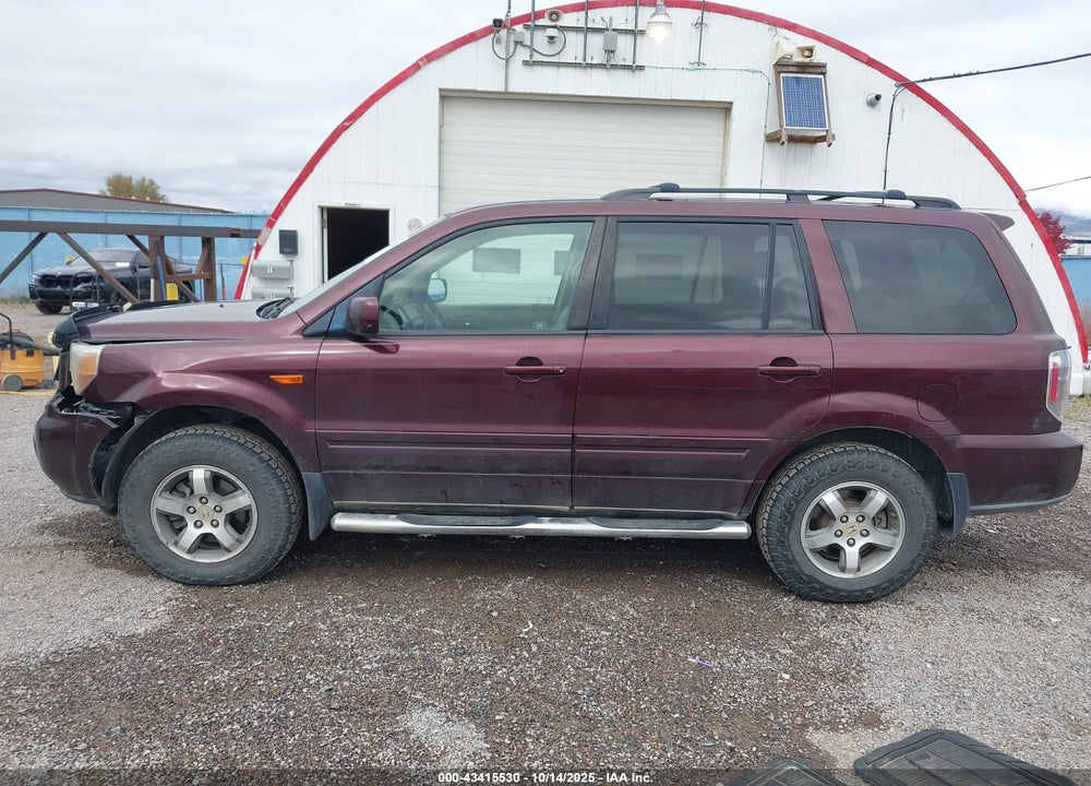 2008 HONDA PILOT EX-L VIN: 5FNYF187X8B048398