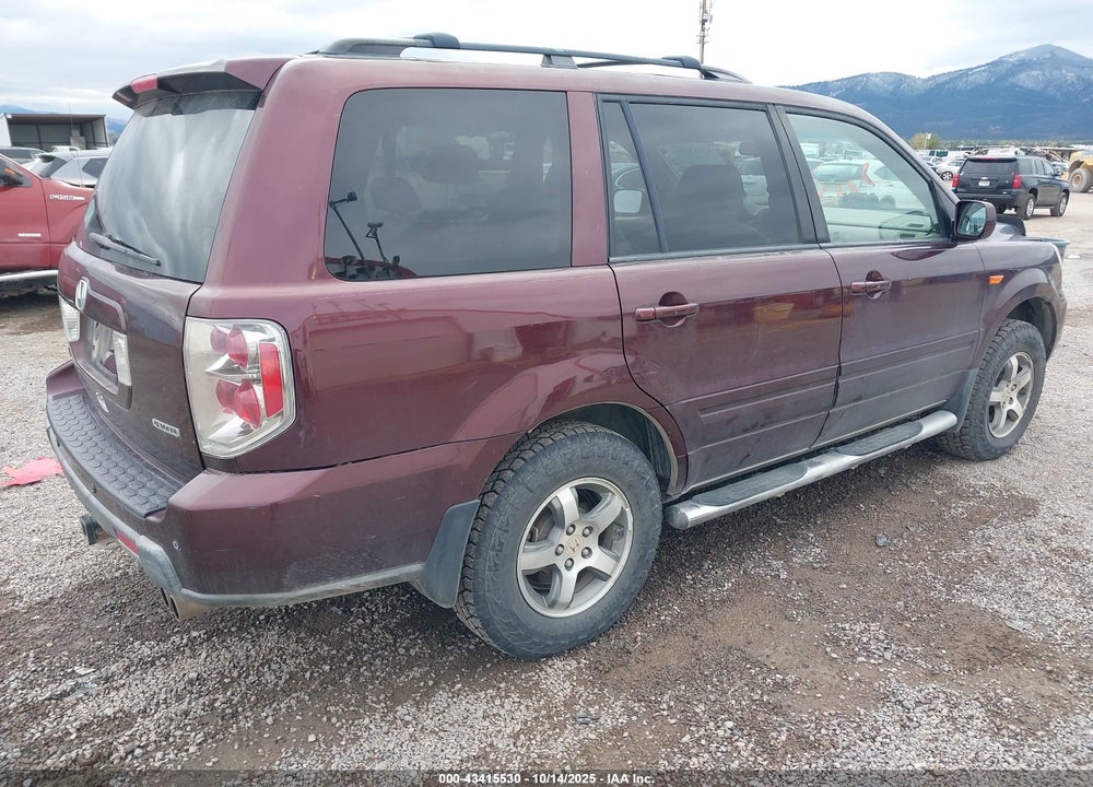 2008 HONDA PILOT EX-L VIN: 5FNYF187X8B048398