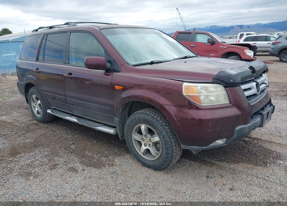 2008 HONDA PILOT EX-L VIN: 5FNYF187X8B048398